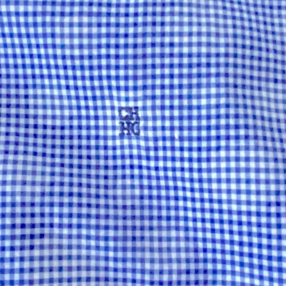 Carolina Herrera Buttondown Blue Pattern - Picture 5 of 8